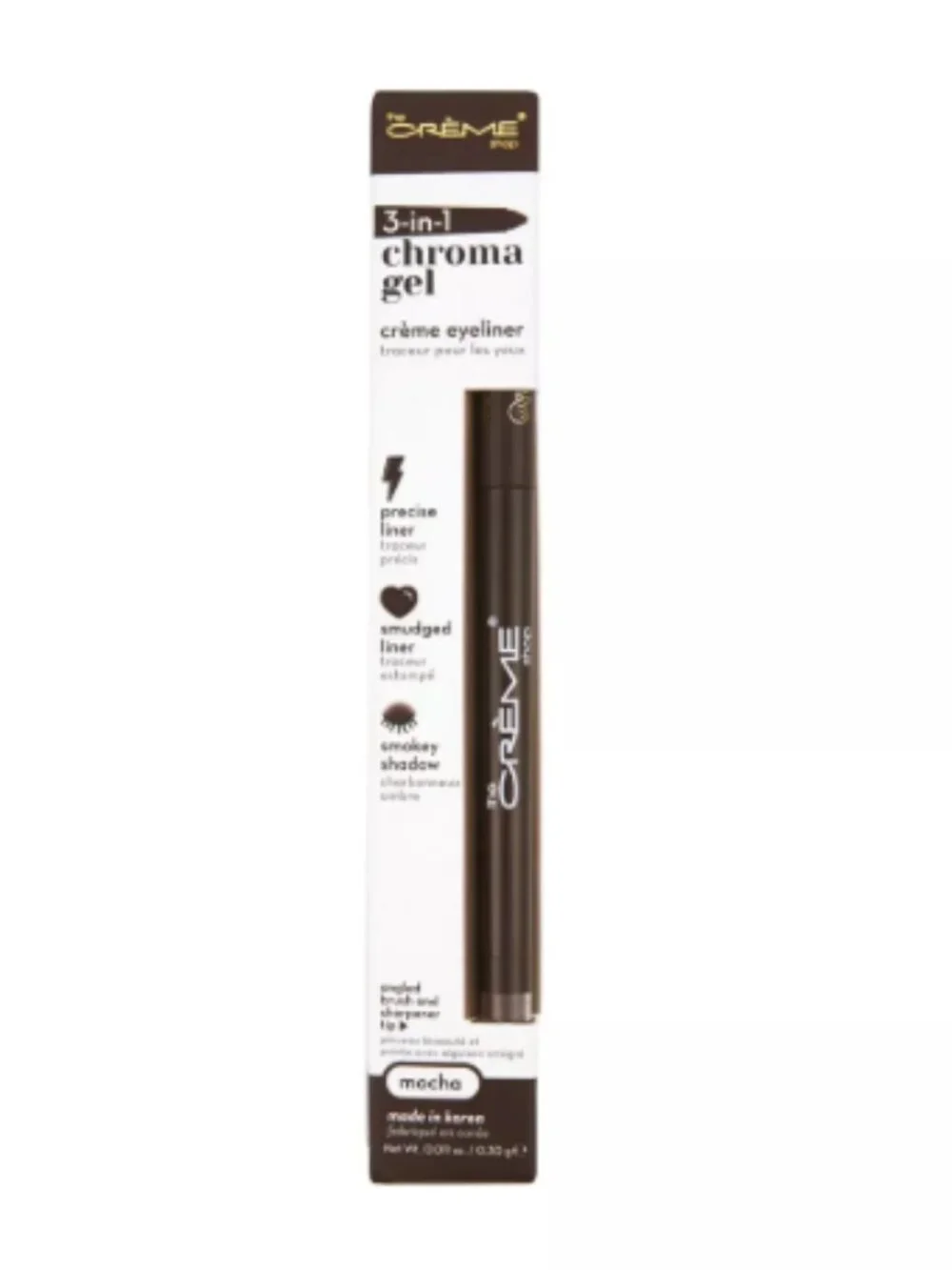 The Crème Shop 3 In 1 Chroma Gel Creme Eyeliner in Mocha - NIB